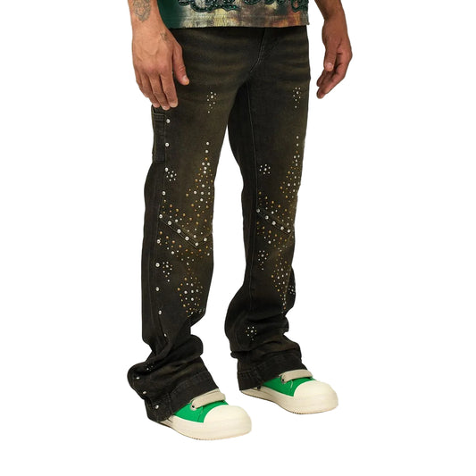 Duaa North Washed Black Denim