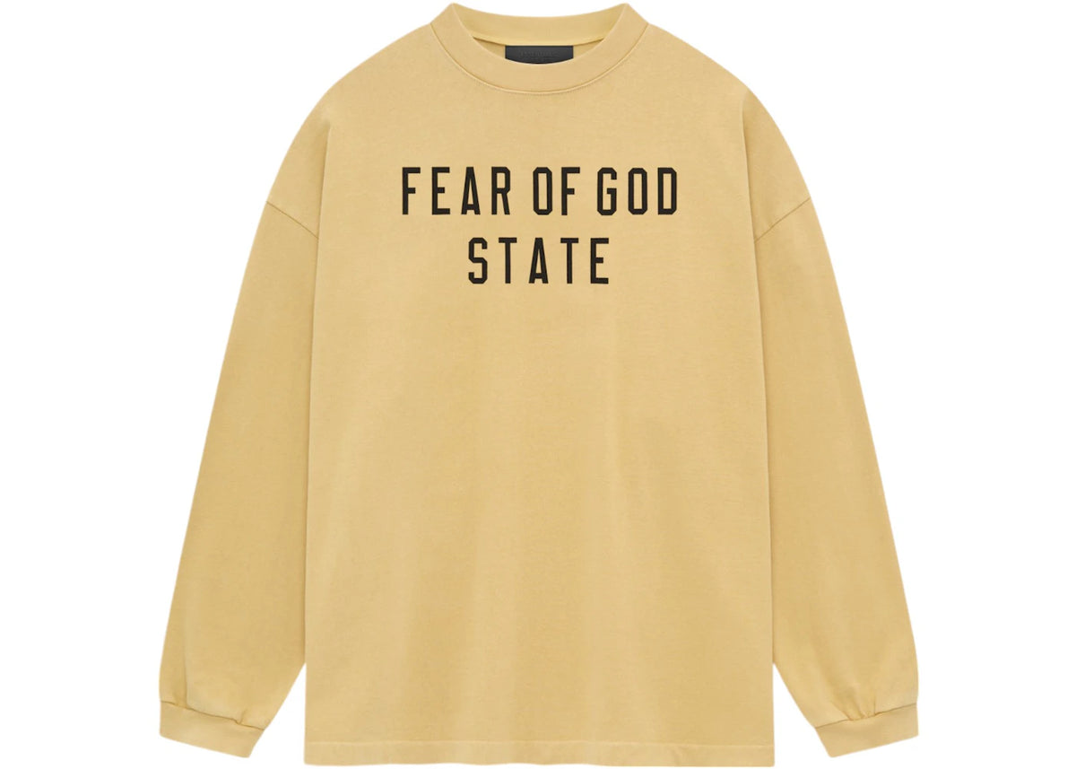 Fear of God Essentials Heavy Longsleeve Tee Amber