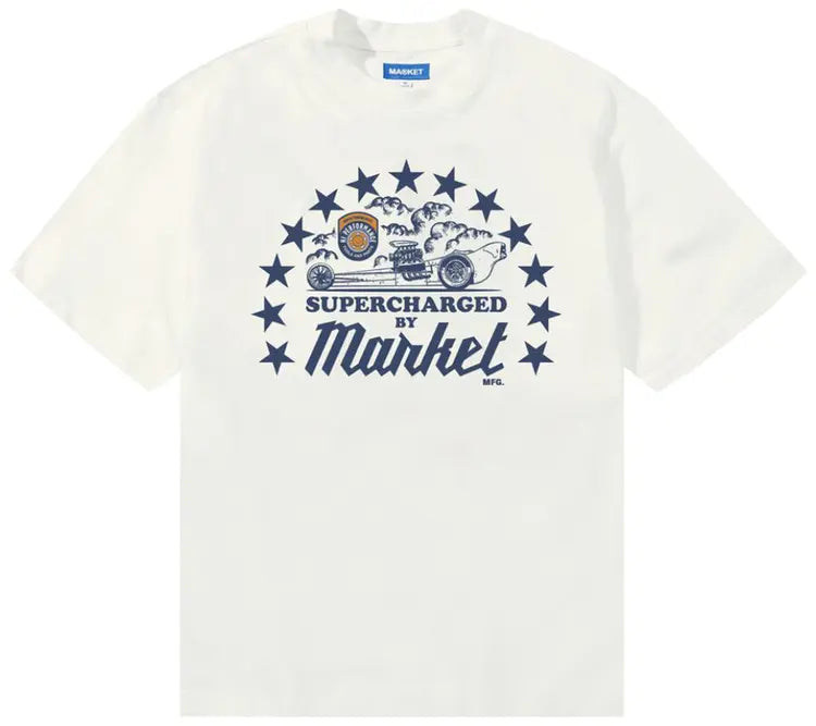 Market Super Charged  T-Shirt White