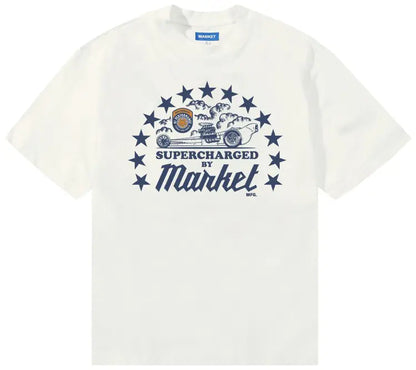 Market Super Charged  T-Shirt White