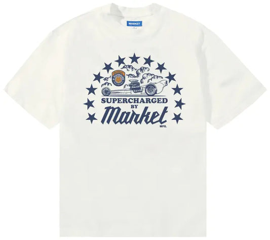 Market Super Charged  T-Shirt White
