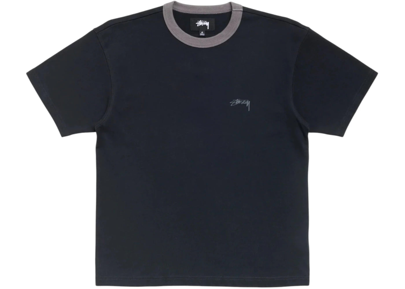 Stussy Ringer Tee Black