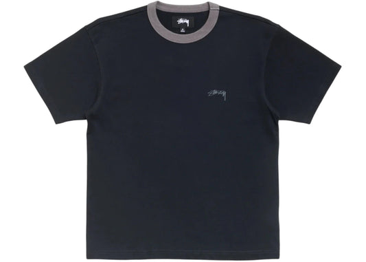Stussy Ringer Tee Black