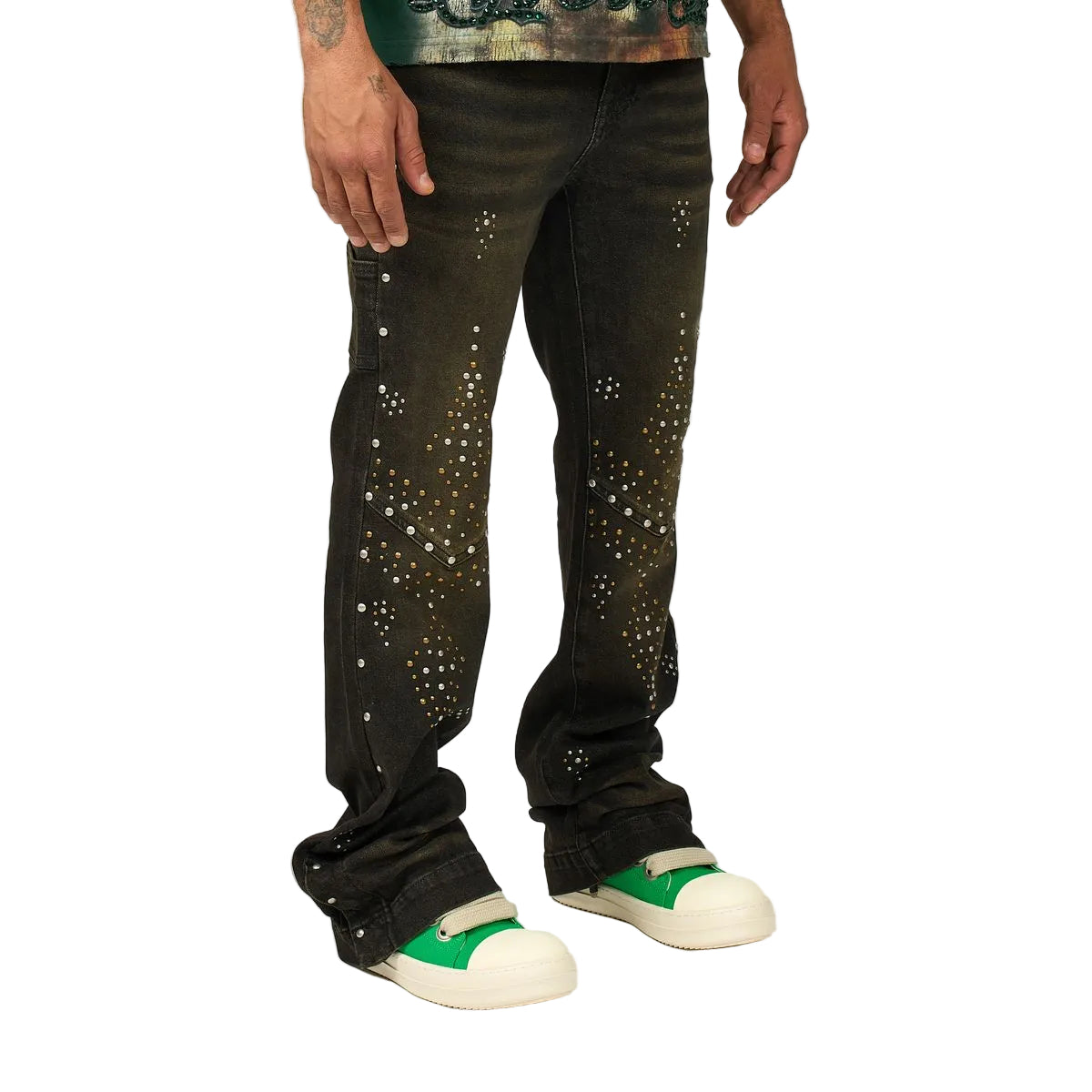 Duaa North Washed Black Denim