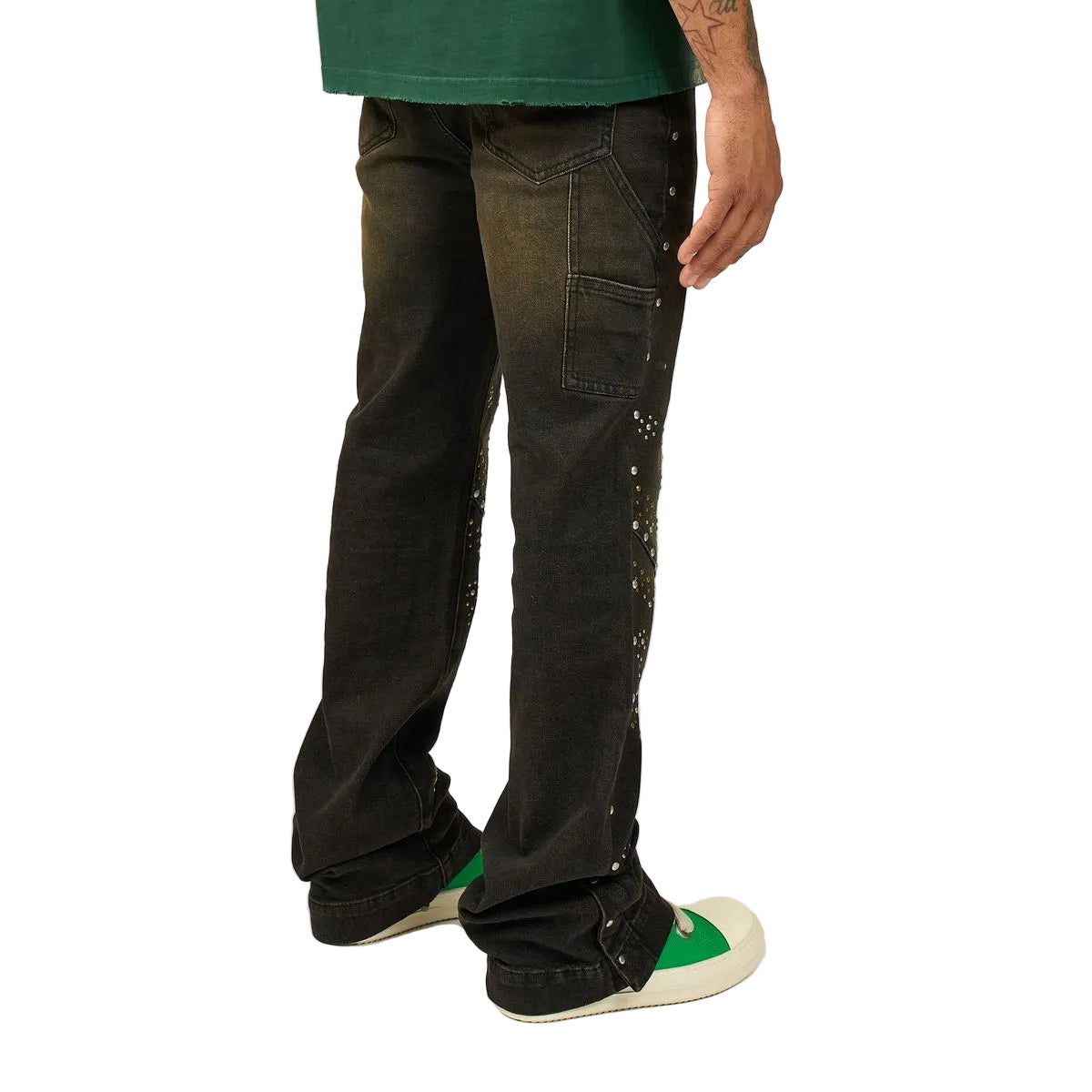 Duaa North Washed Black Denim