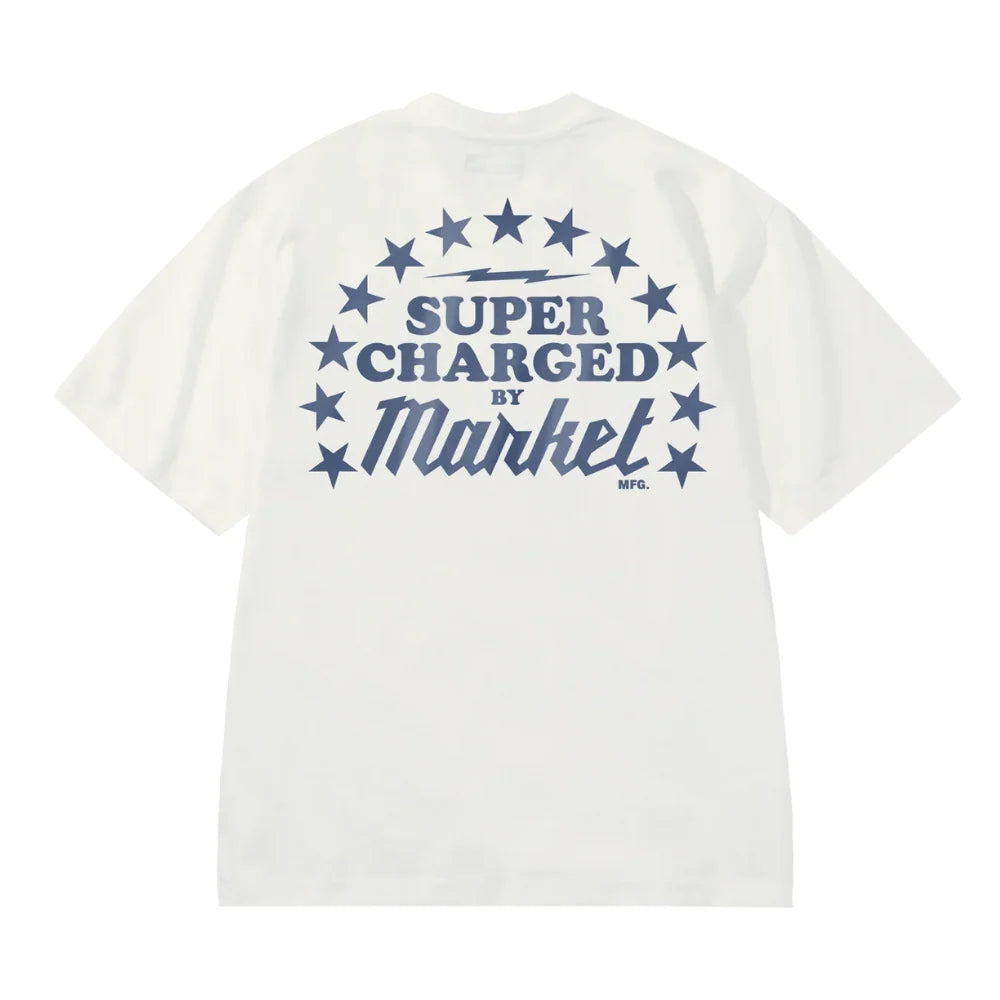 Market Super Charged  T-Shirt White