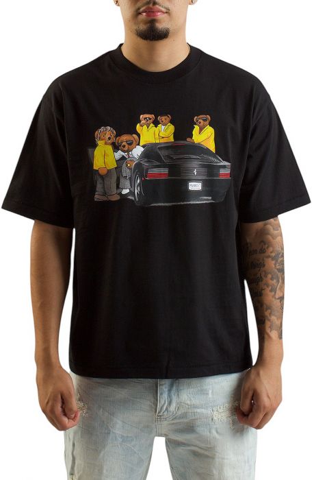 Market High Security Bear T-Shirt Black